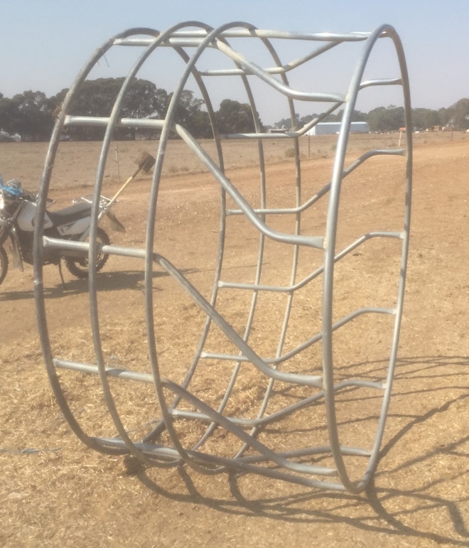 5 x As New Hay Rings For Sale 300+ each 5 of Farm Tender